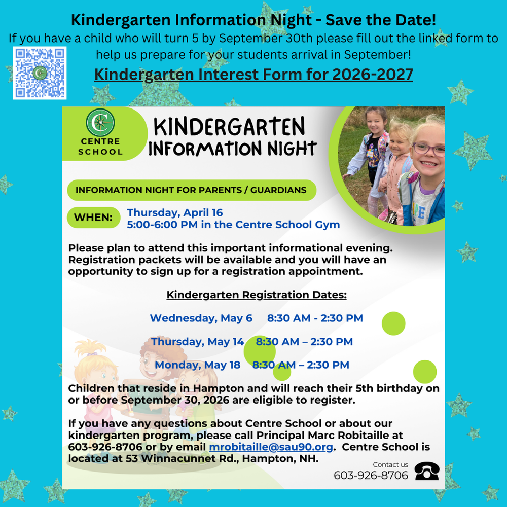 Kindergarten Information Night 2026