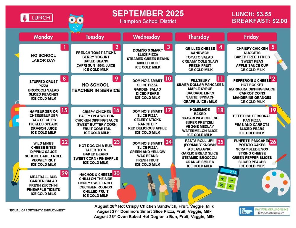 Lunch Menu