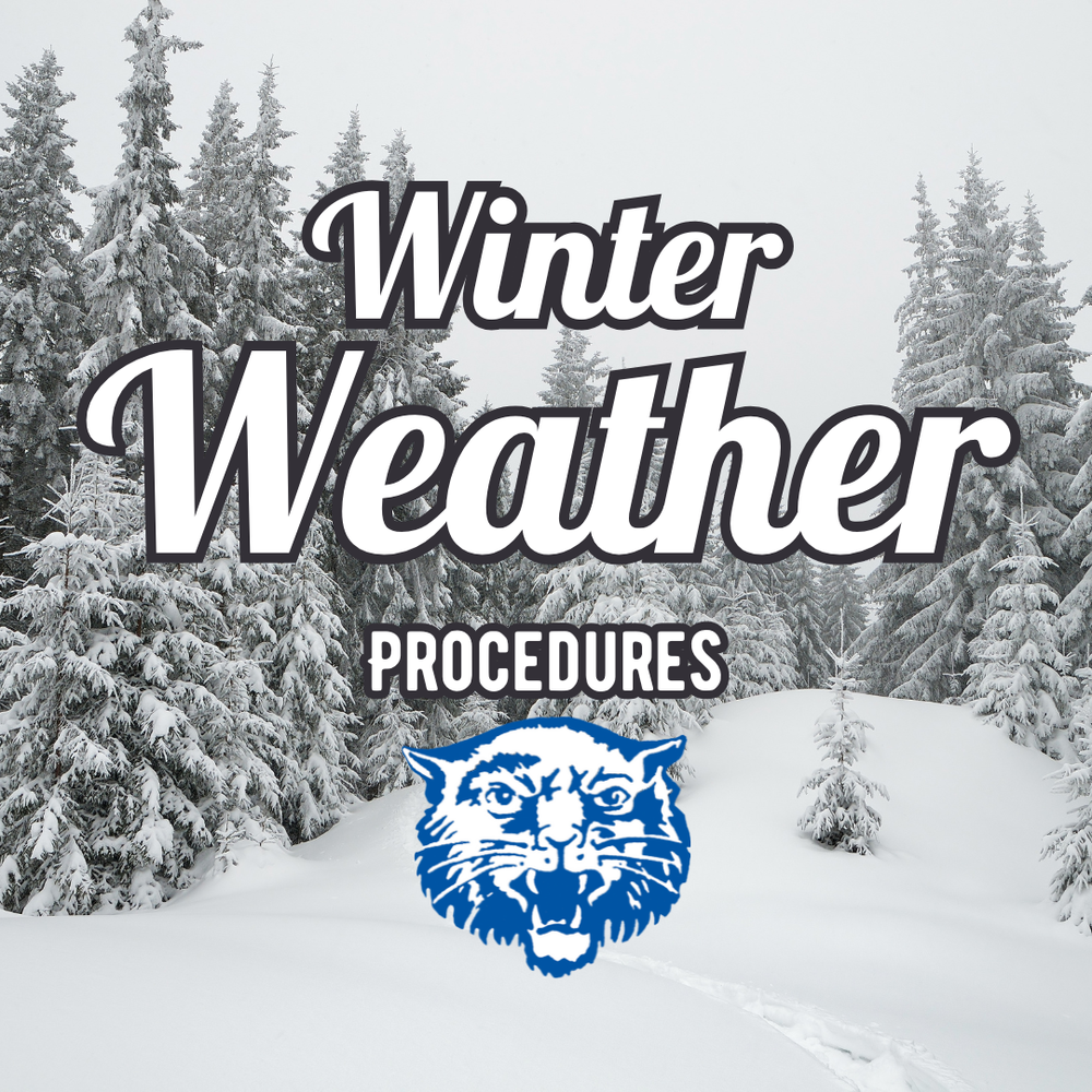 Winter Weather Procedures Poster