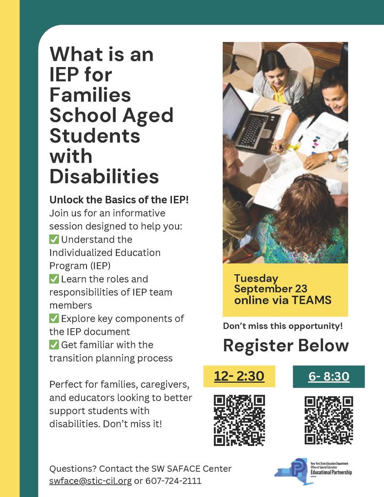 IEP Training Flyer
