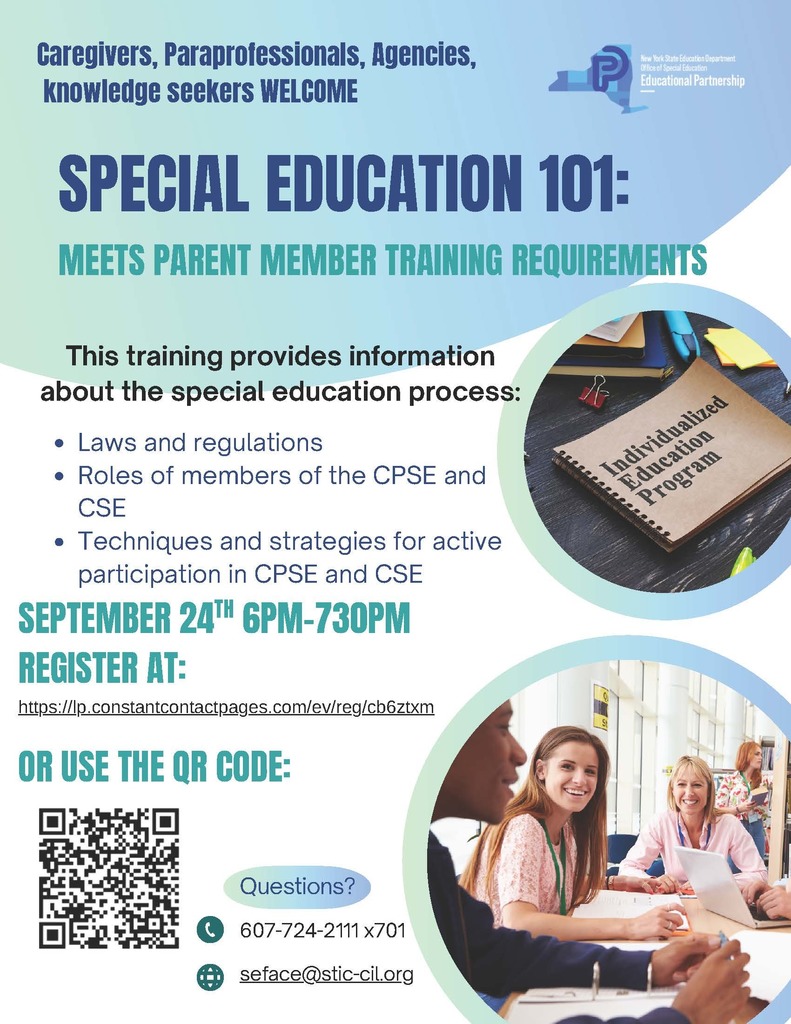 Special Education 101 Flyer