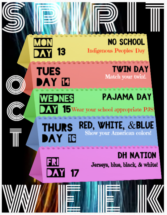 Spirit Week Flyer