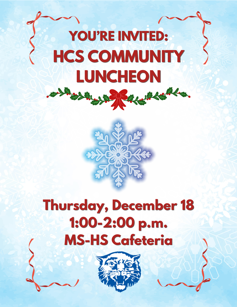 Community Luncheon Flyer