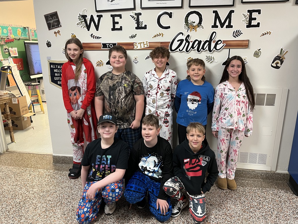 Holiday Spirit Week PJ Day 1