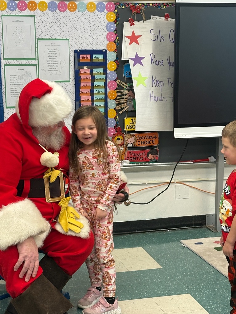 Santa visits Elementary 3