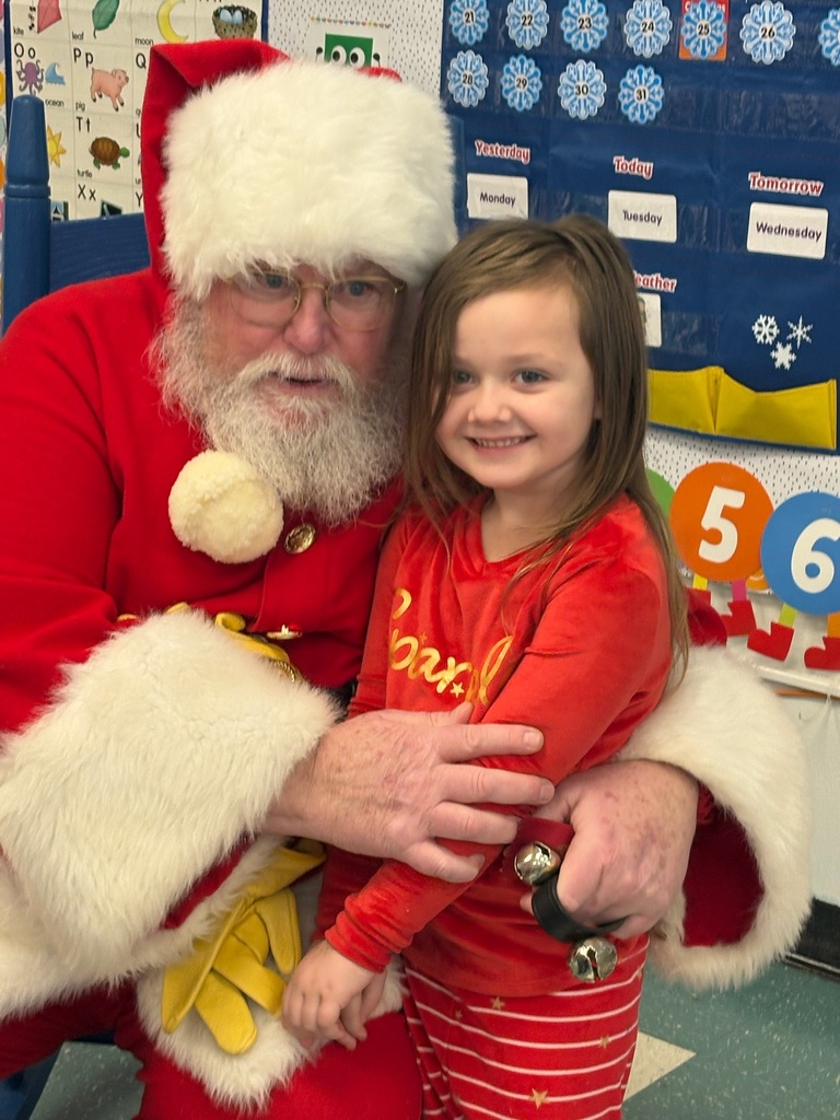 Santa visits Elementary 7