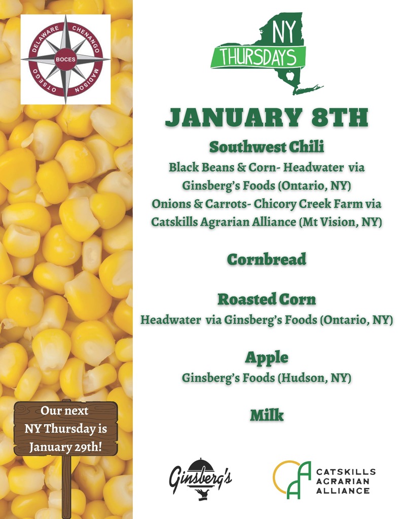 NY Thursdays January 8th flyer