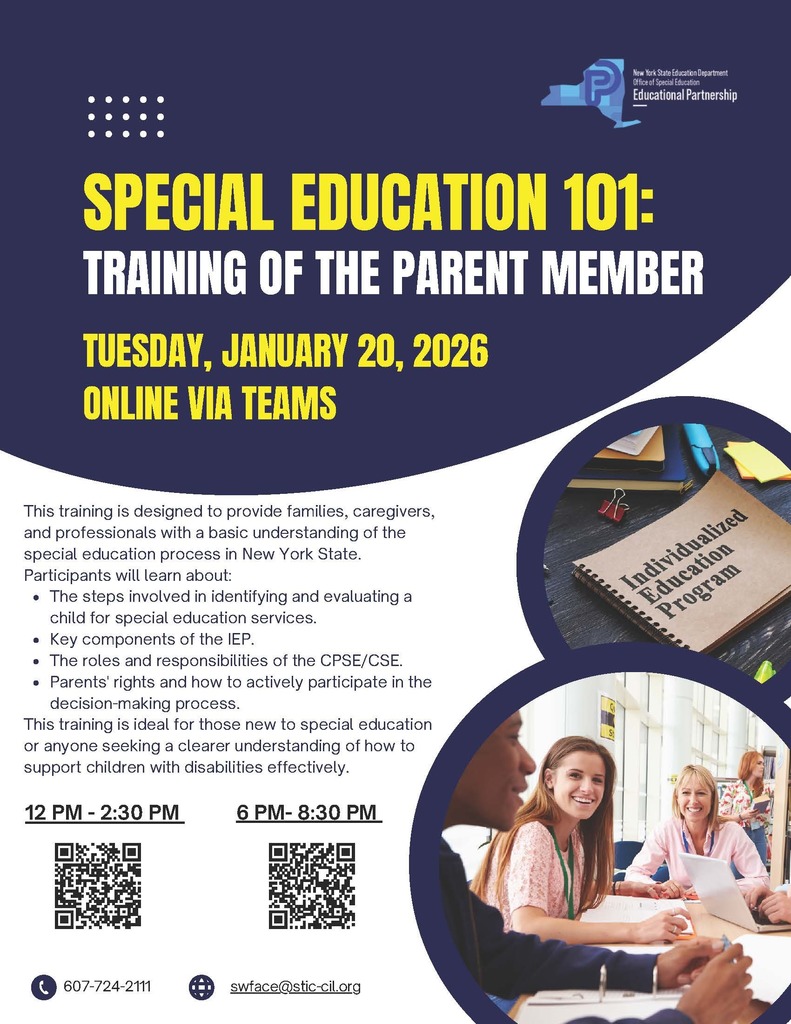 Special Education 101 Flyer