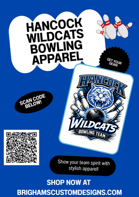 Hancock Wildcats Bowling Apparel Flyer