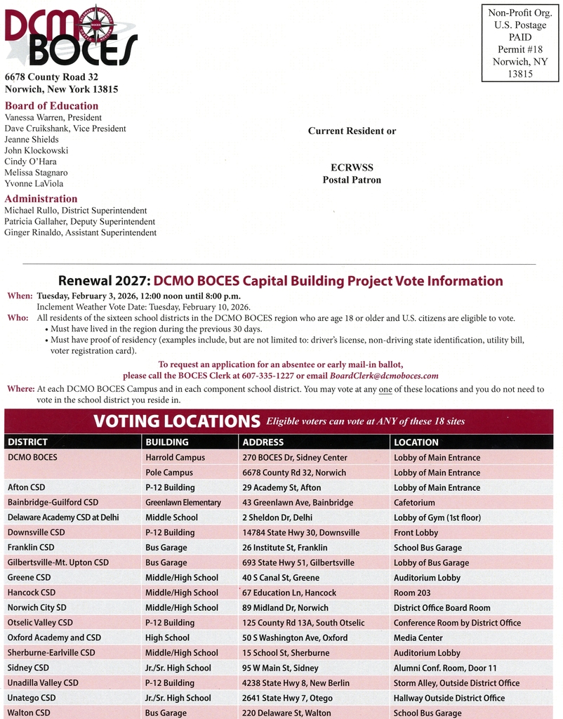 DCMO BOCES Capital Project Flyer 2