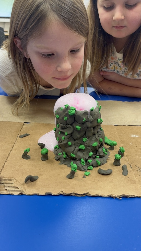 2nd Grade Volcano Experiment 3
