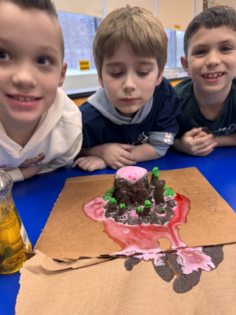2nd Grade Volcano Experiment 5