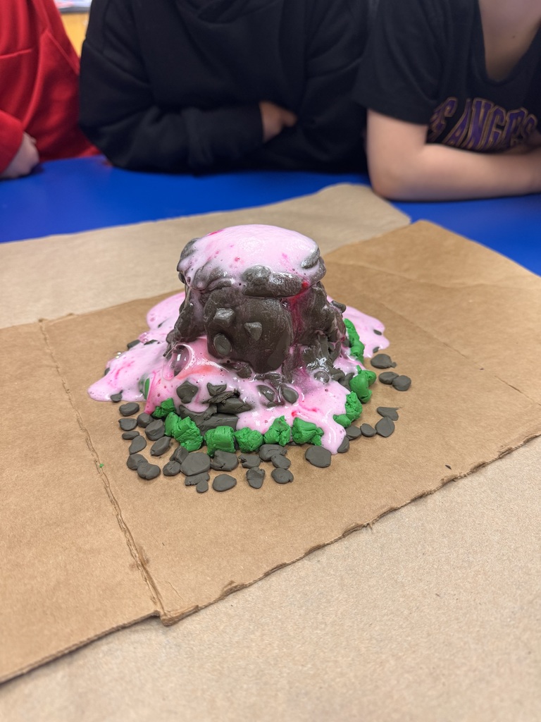 2nd Grade Volcano Experiment 6
