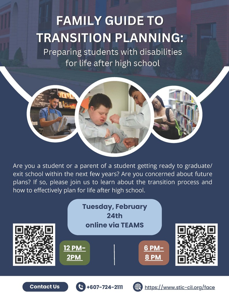 Family Guide to Transition Planning Flyer