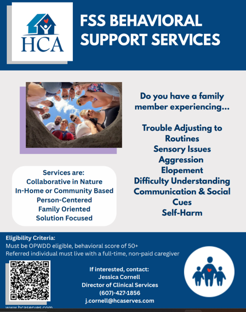 FSS Behavioral Support Services Flyer