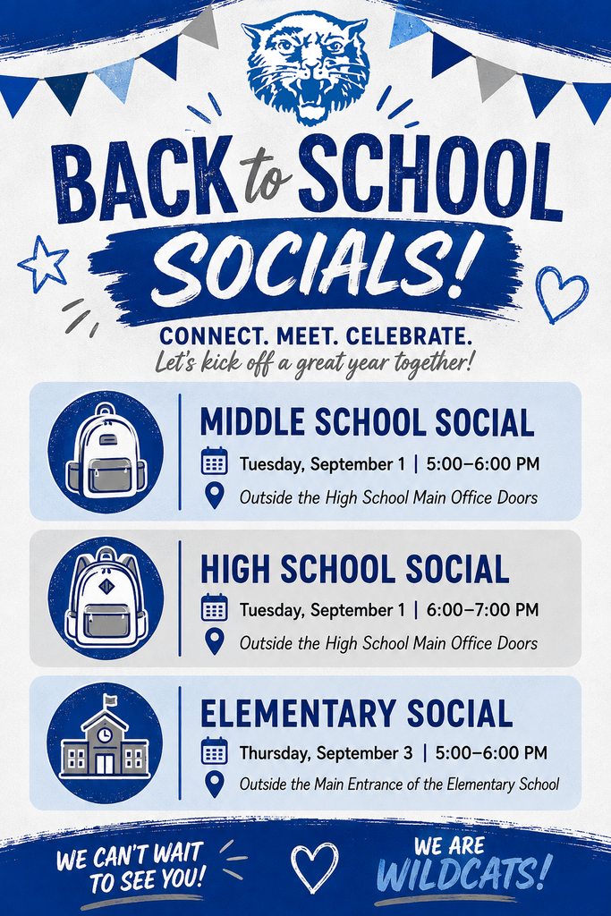 Back to school Socials flyer