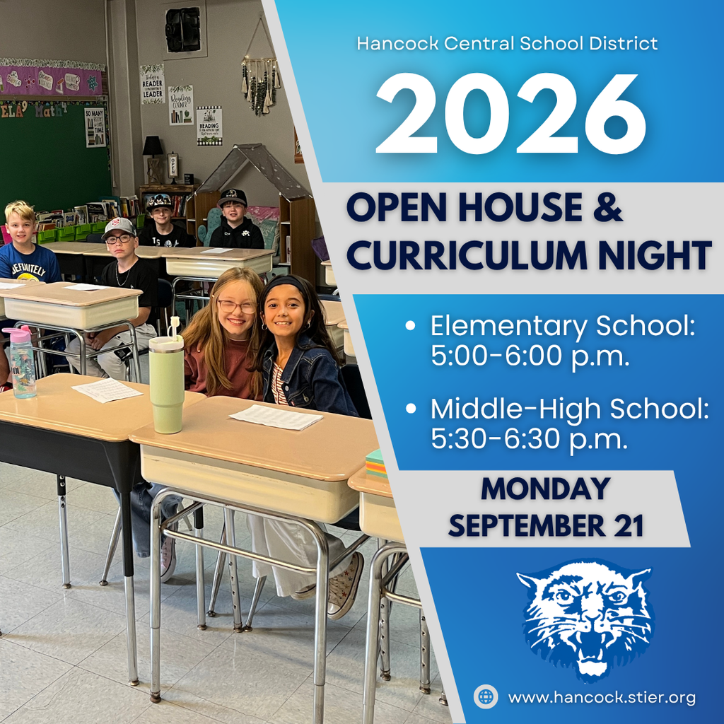Open House & Curriculum Night Flyer