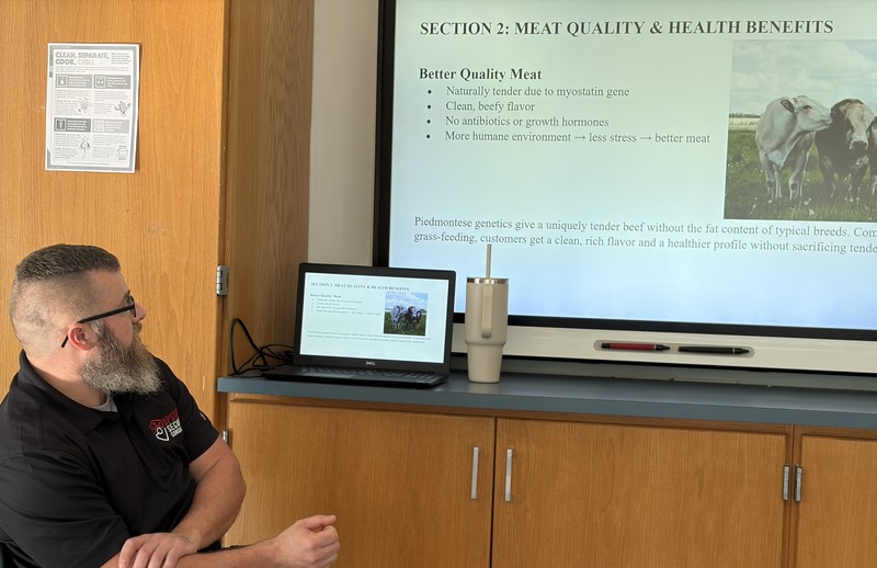 Mr. Beavers presents to HCS Students 2