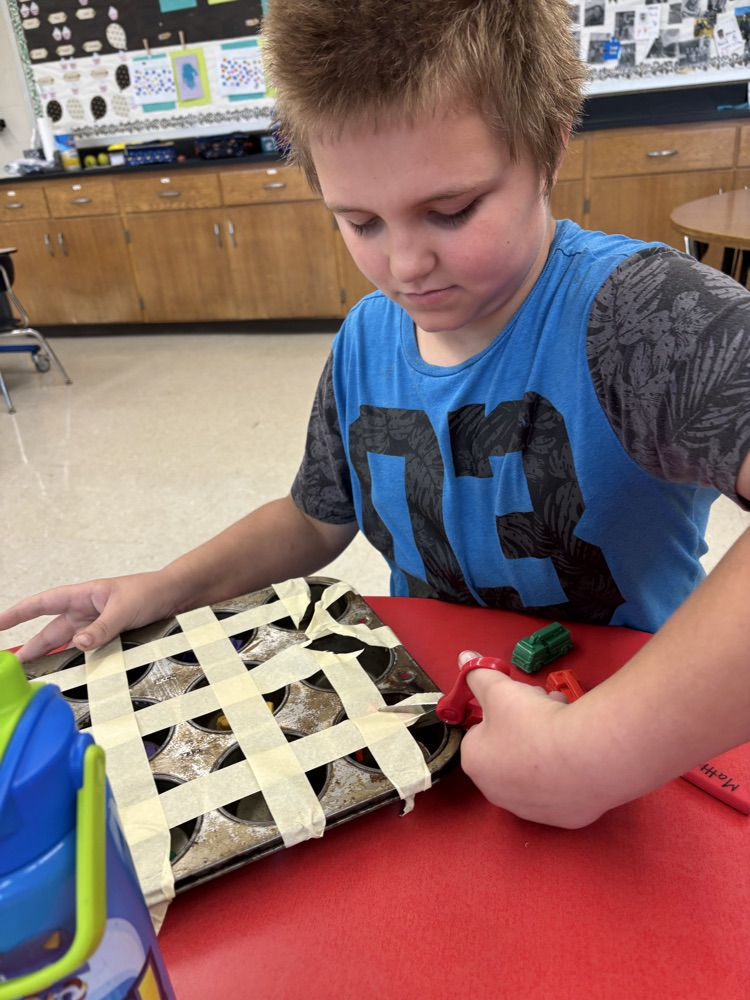 students practicing cutting
