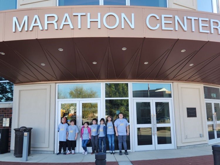 students outside of performance center