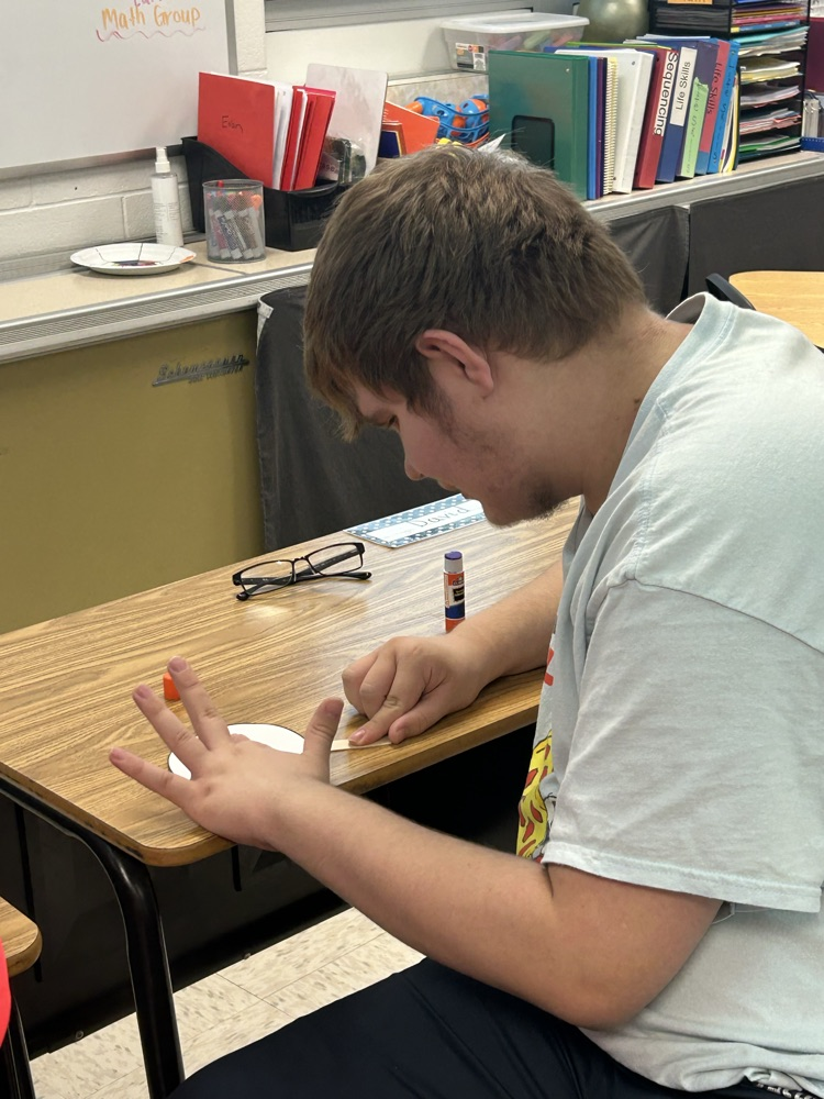 students making their germ card