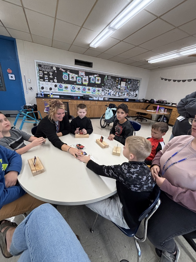 students playing games