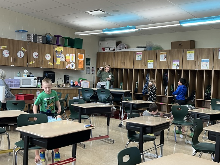 students throwing play snowballs