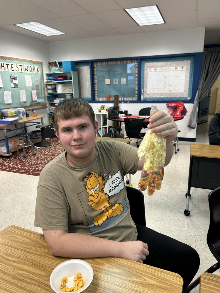student making turkey treats