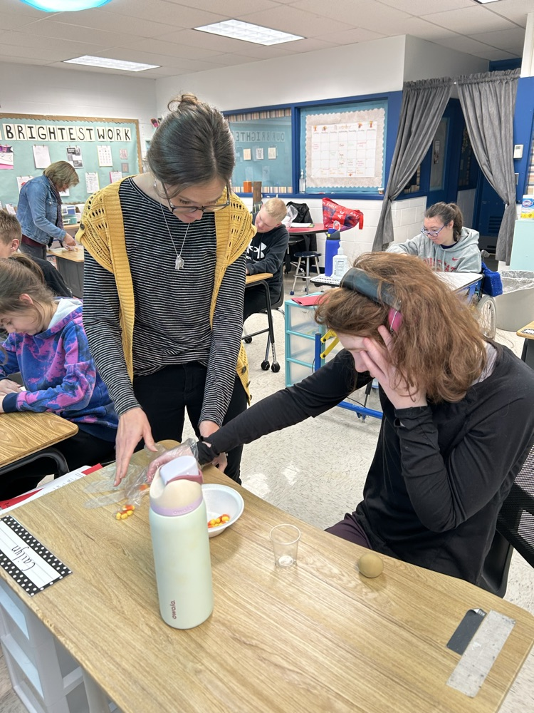 student making turkey treats