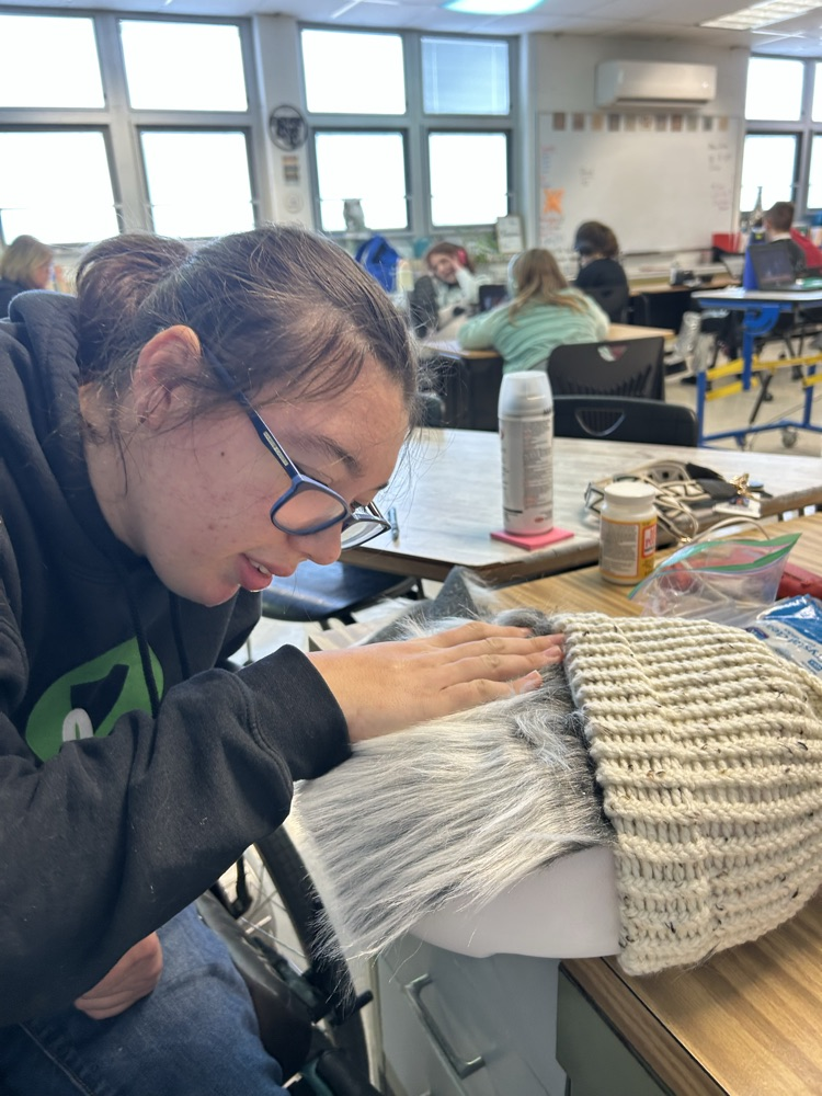 student making gnome