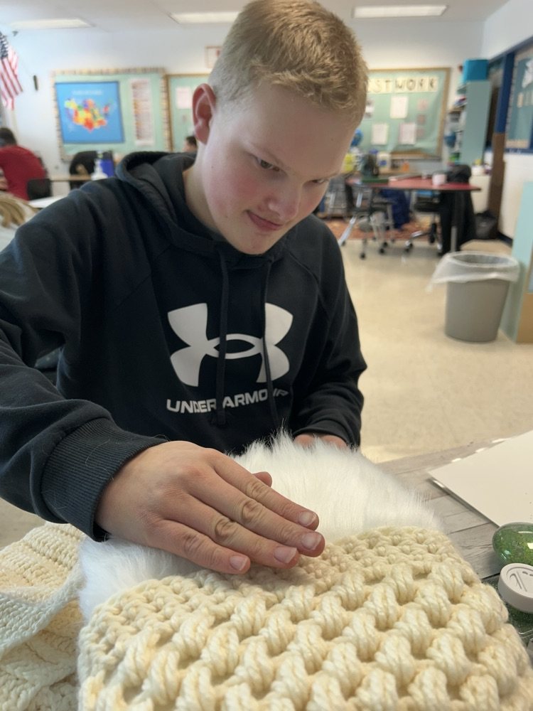 student making gnome