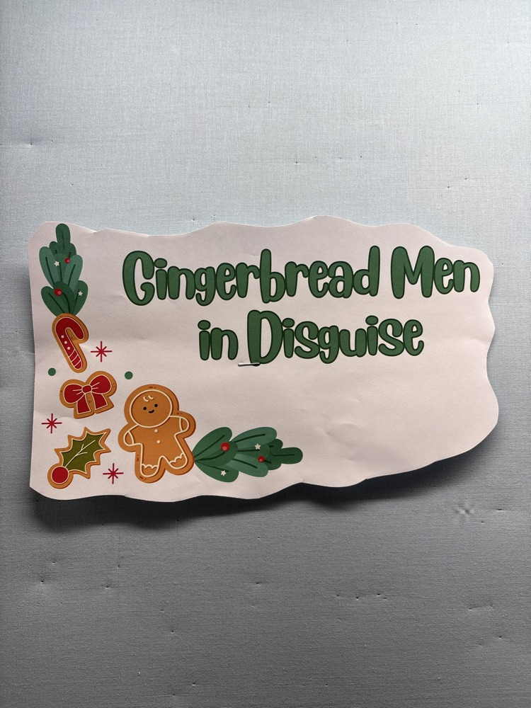 gingerbread sign