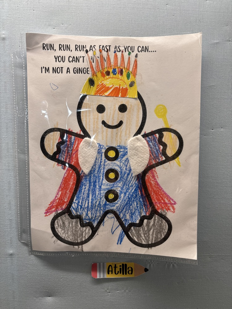 students disguised gingerbread man