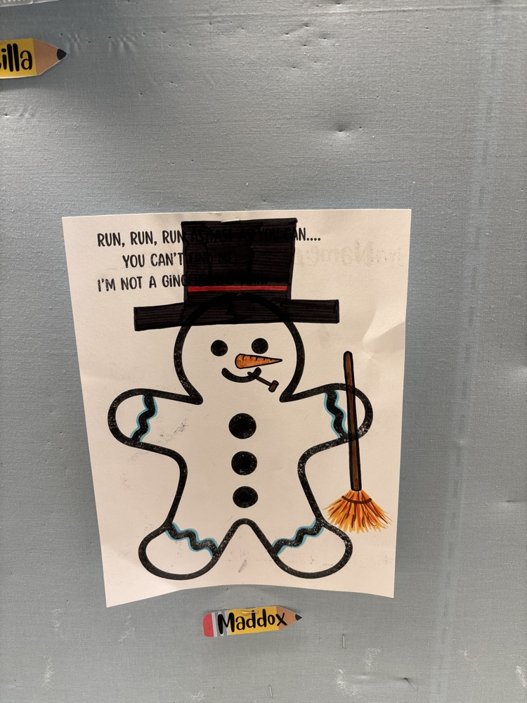 students disguised gingerbread man