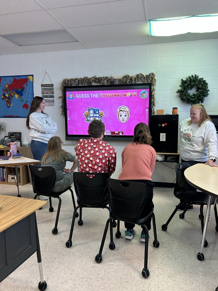 students playing games