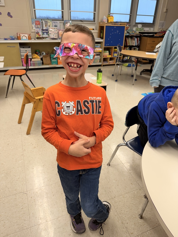 student with ninja mask on