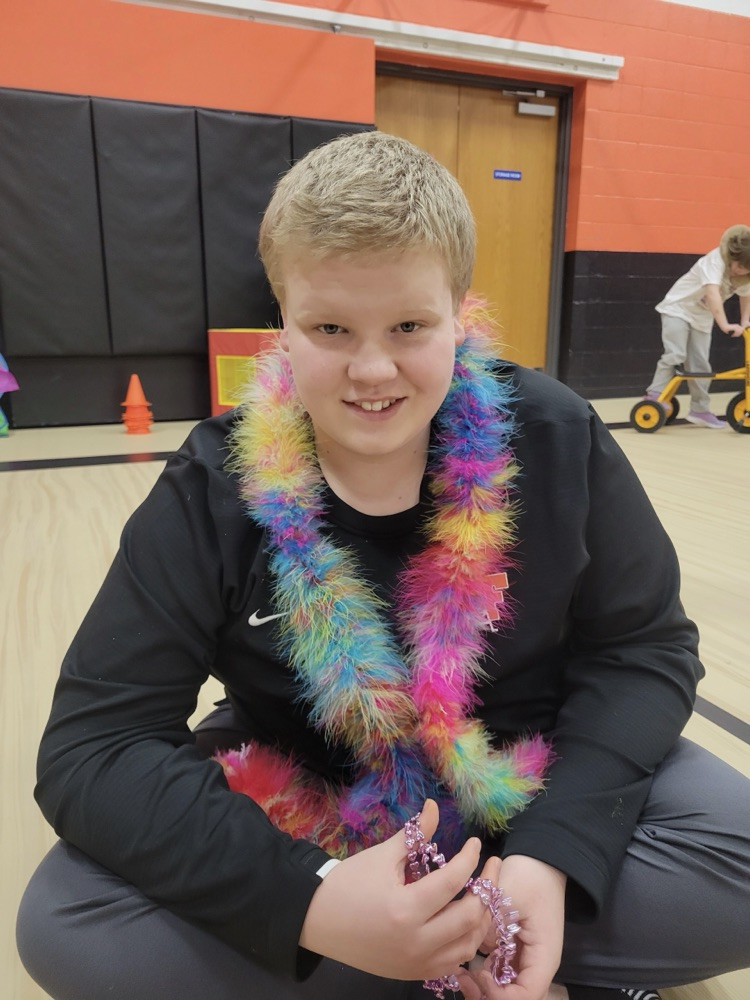 student celebrating Valentine’s Day