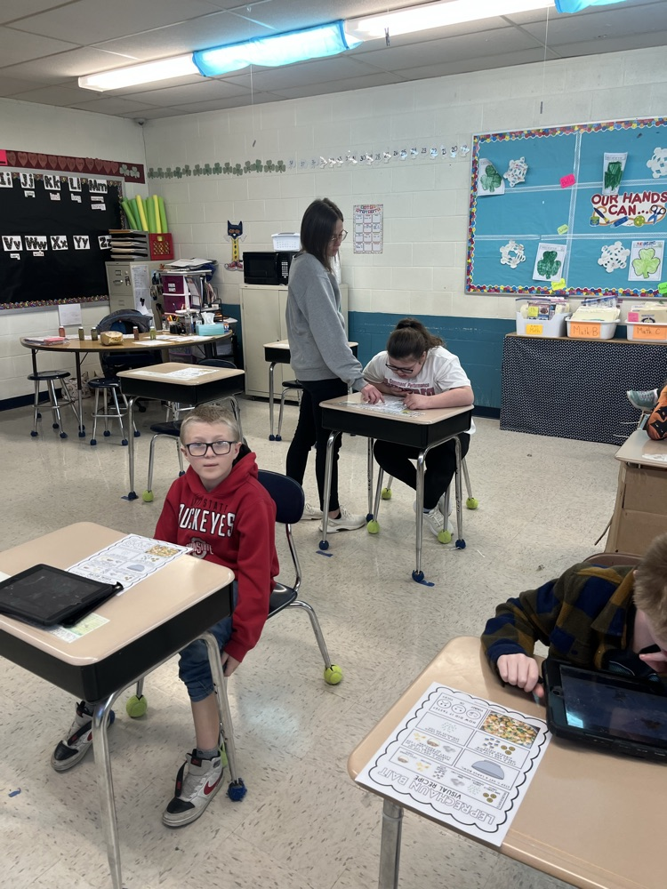 students making lucky charms bait