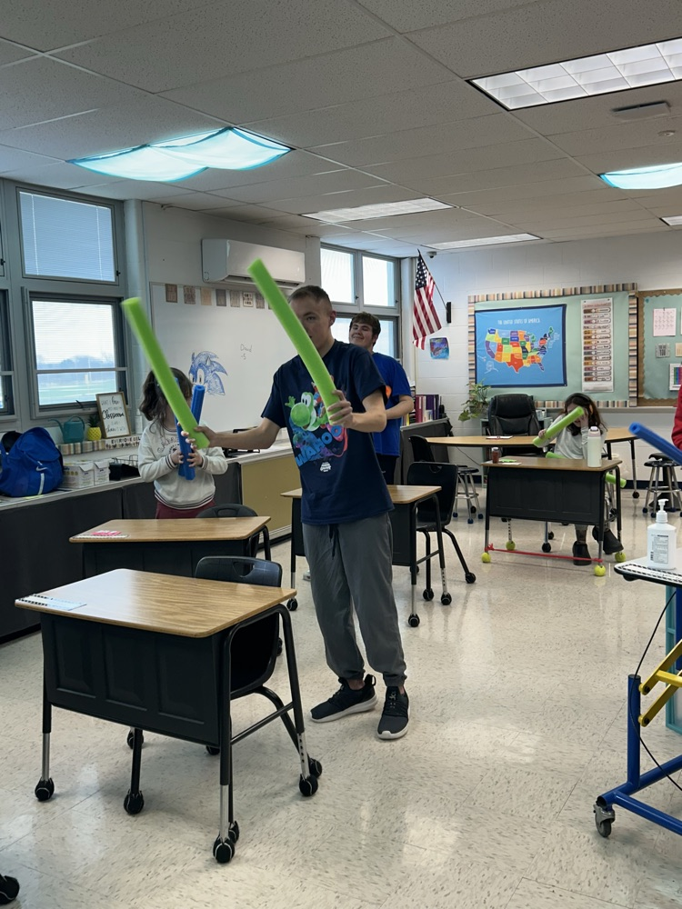 students doing cardio drumming