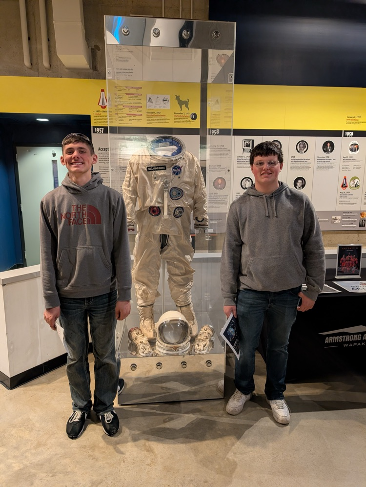 students with space costume