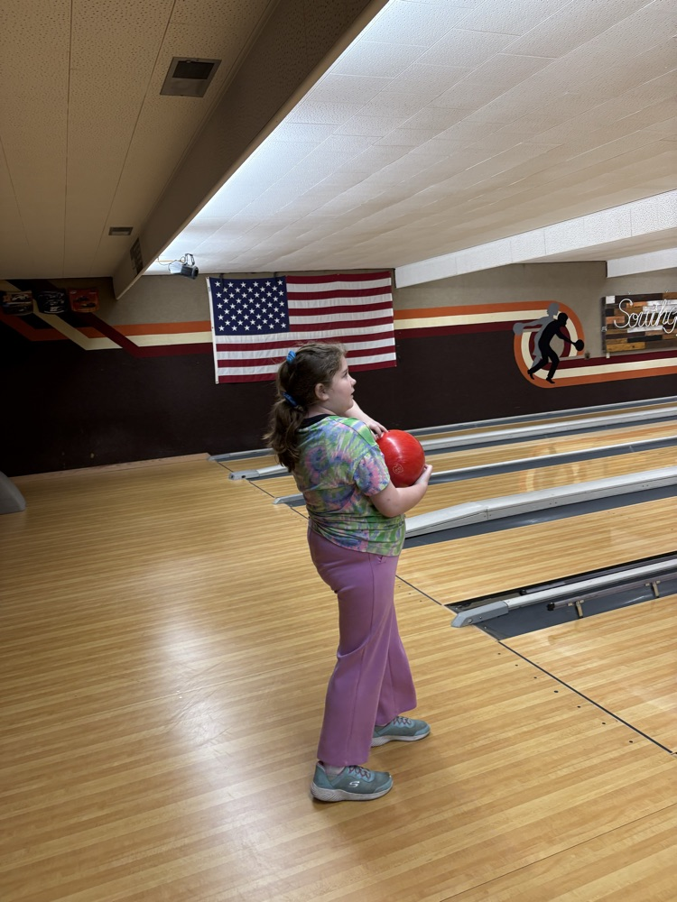 student bowling