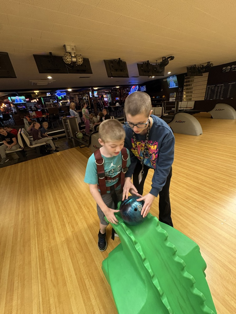 student bowling
