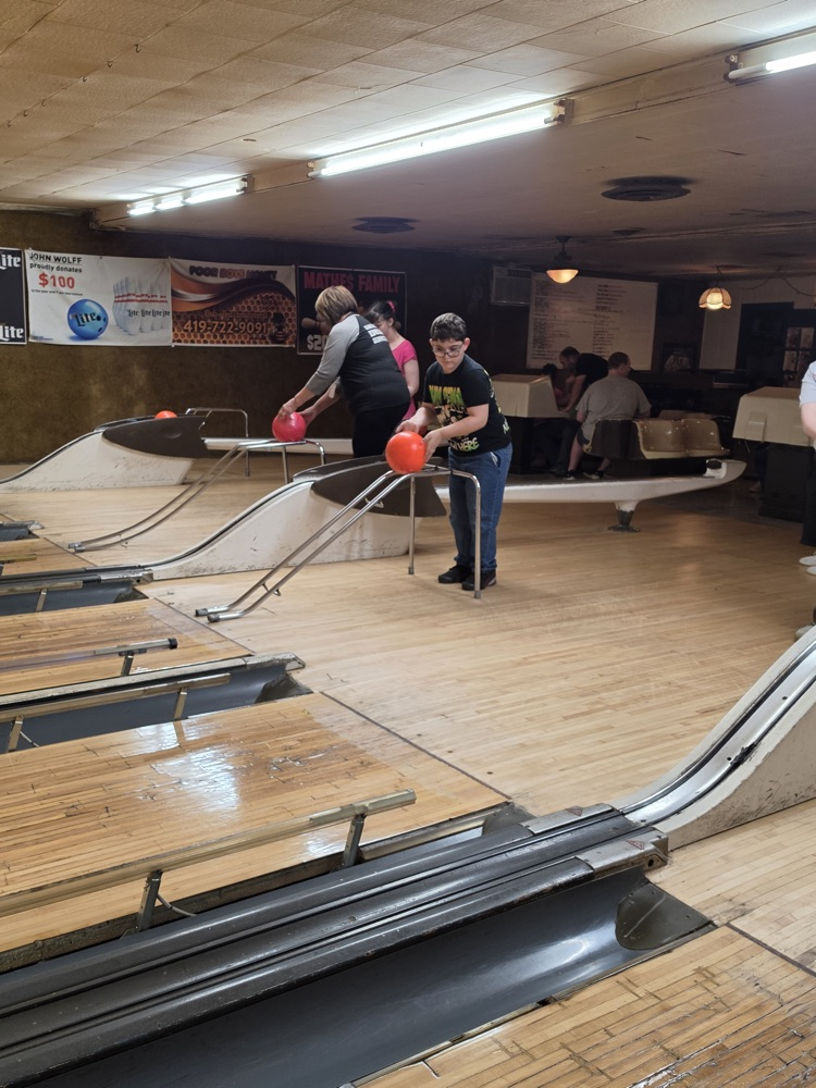 student bowling