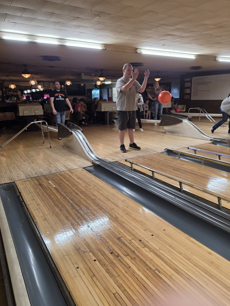 student bowling
