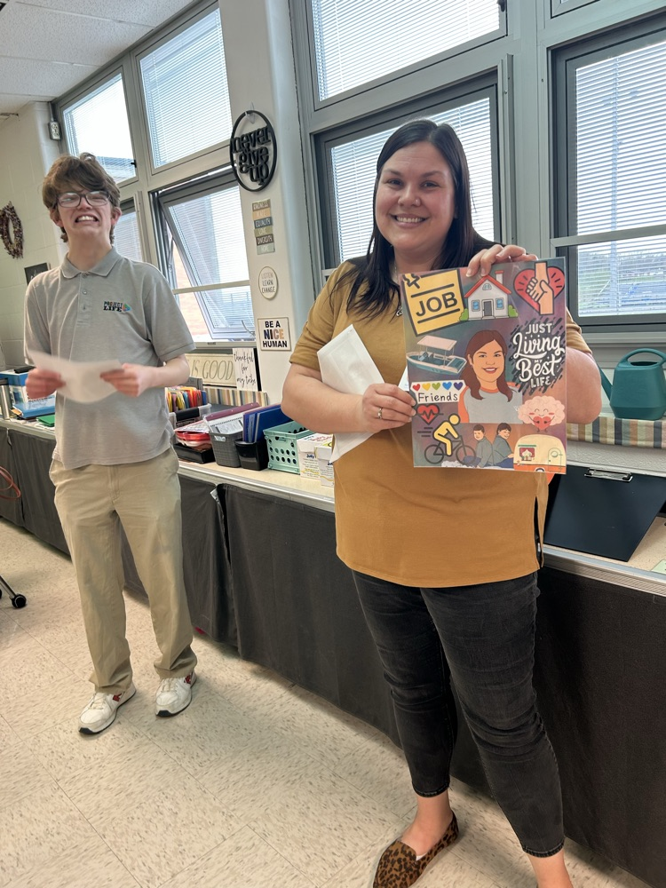 students with teacher