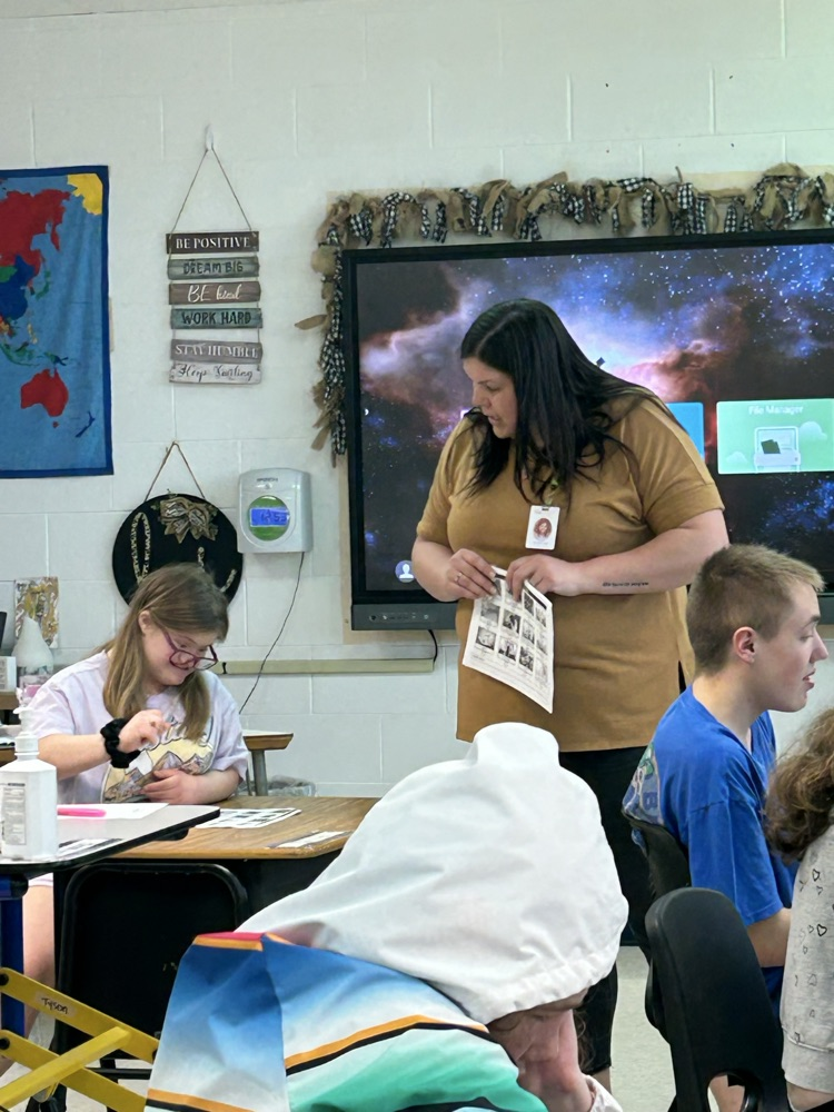 students with teacher