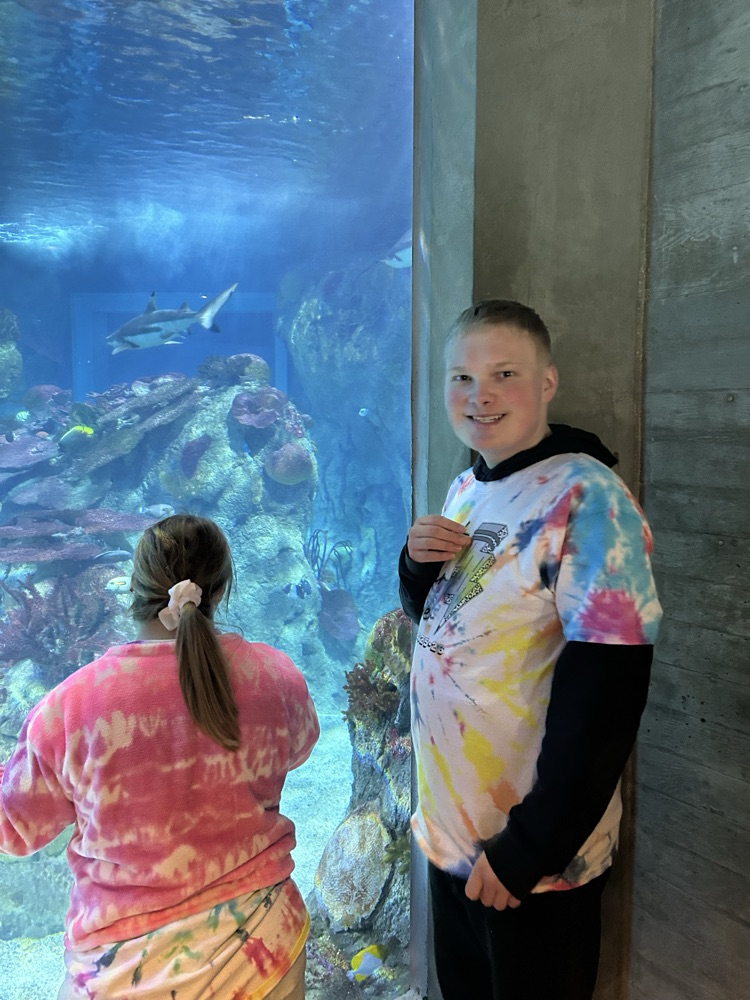 students at the zoo 