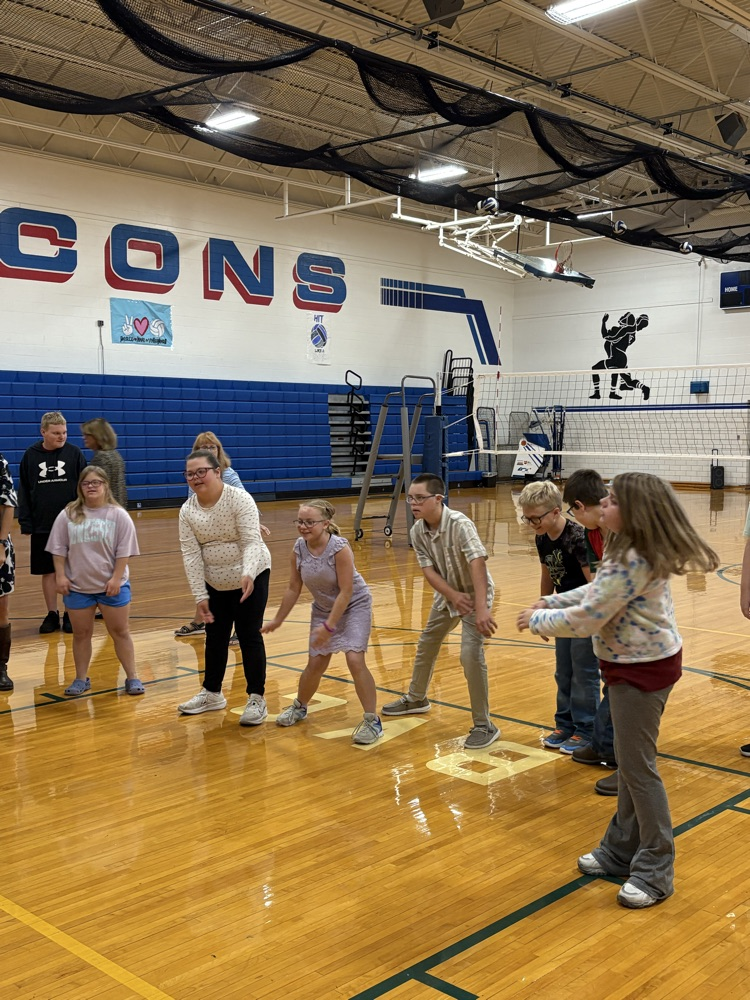 students dancing