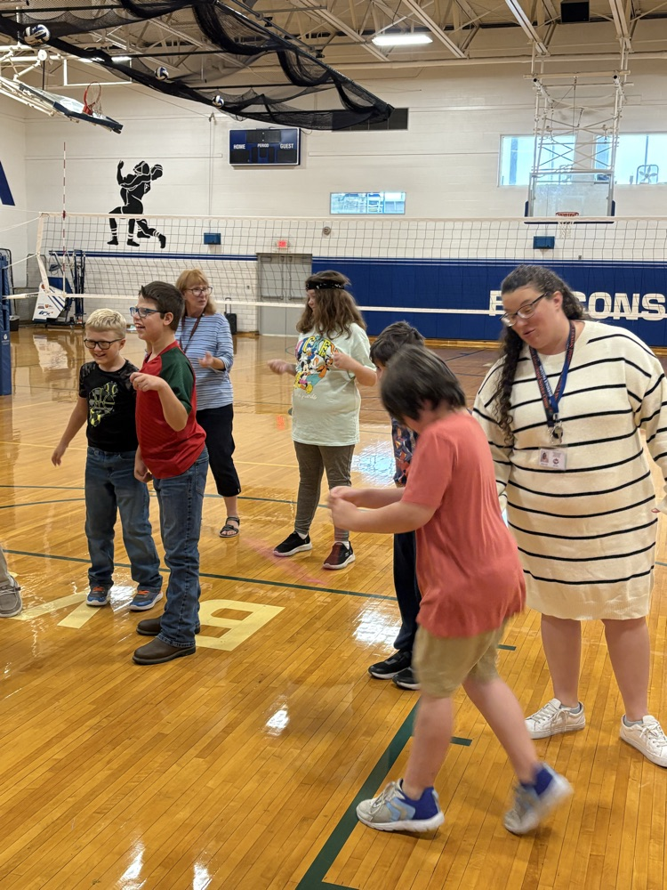 students dancing