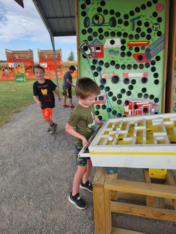 students playing outdoor games 